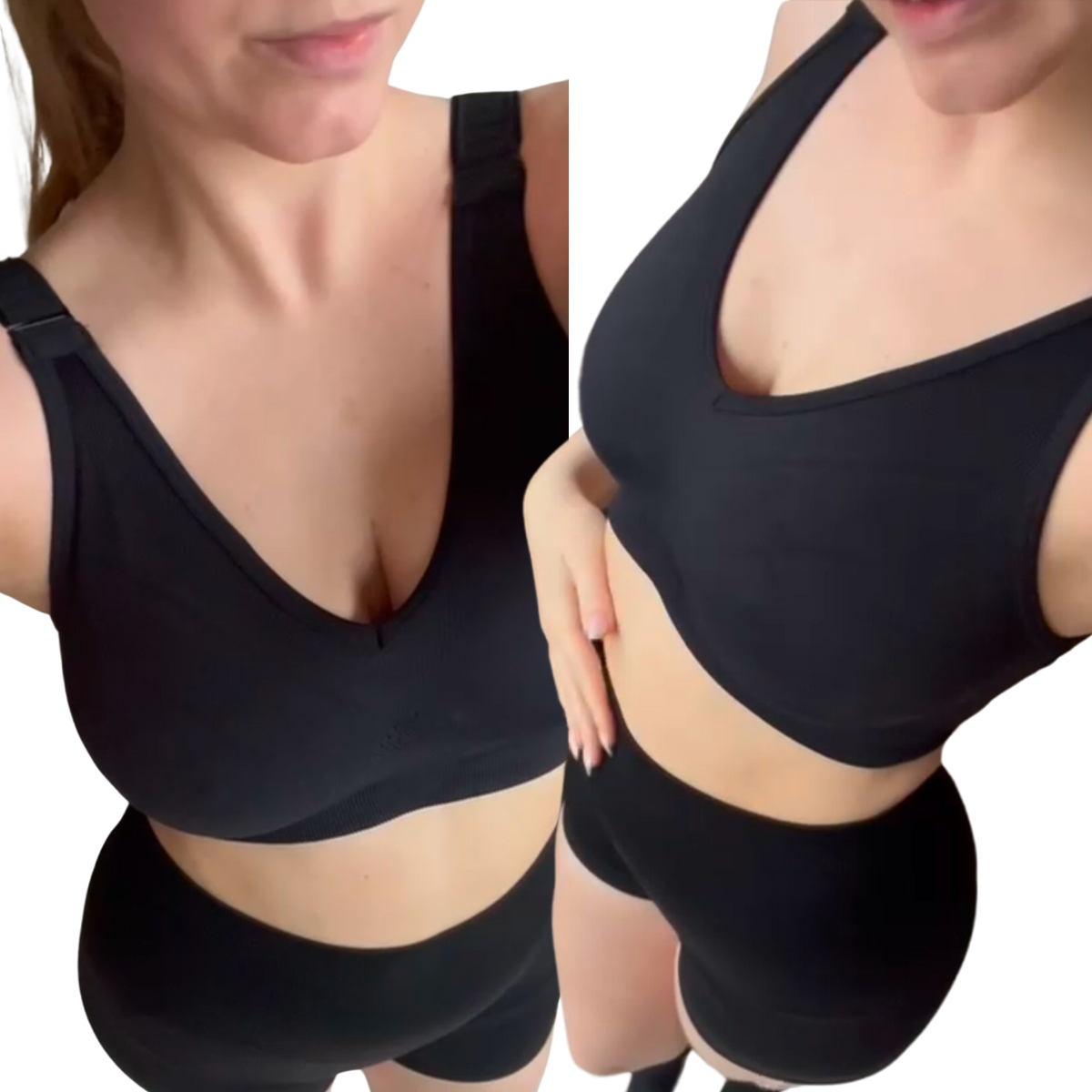 Seamless Comfort Bralette - Black