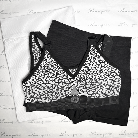 Animal Wire-free Bralette and Short Set