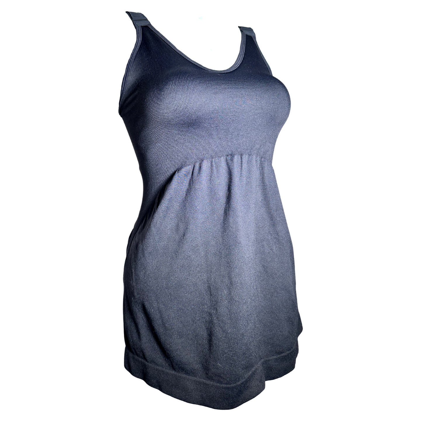 Seamless Vest with Support - Black