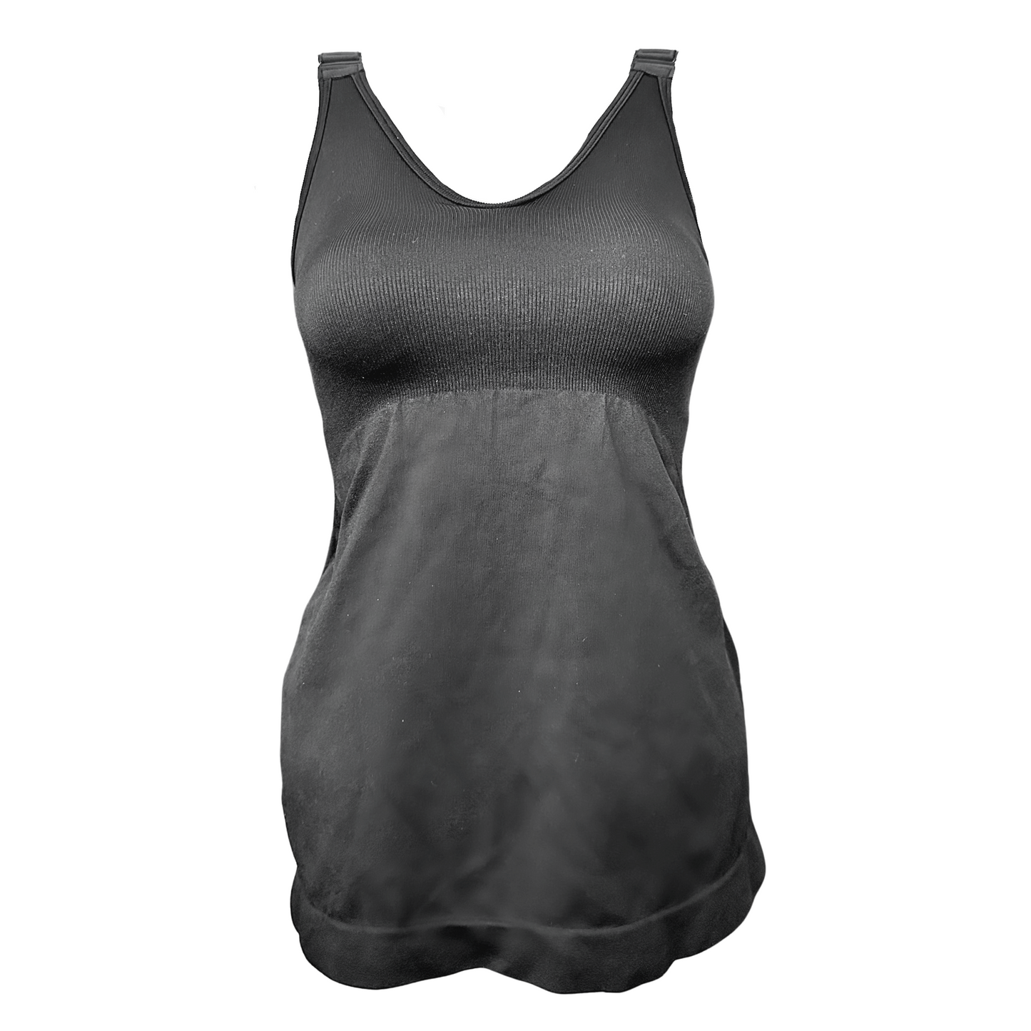 Seamless Vest with Support - Black