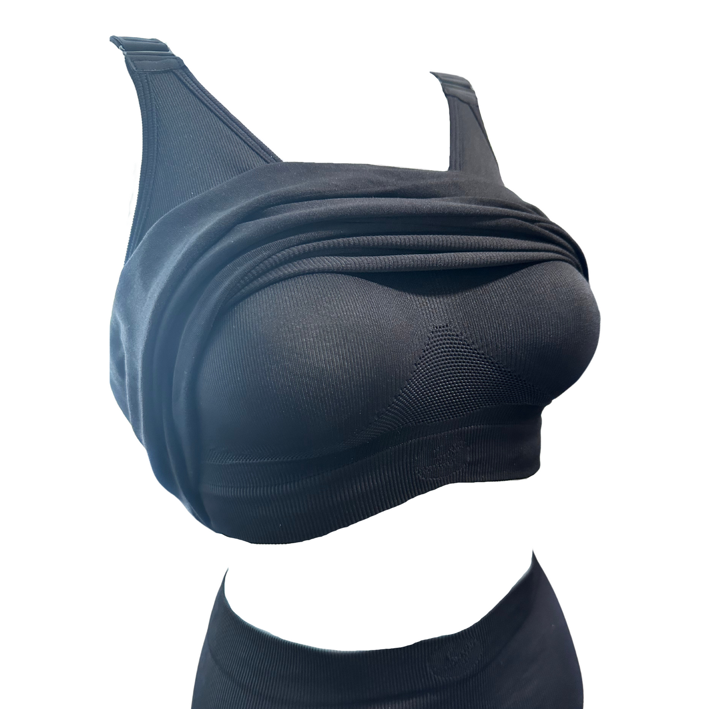 Seamless Vest with Support - Black