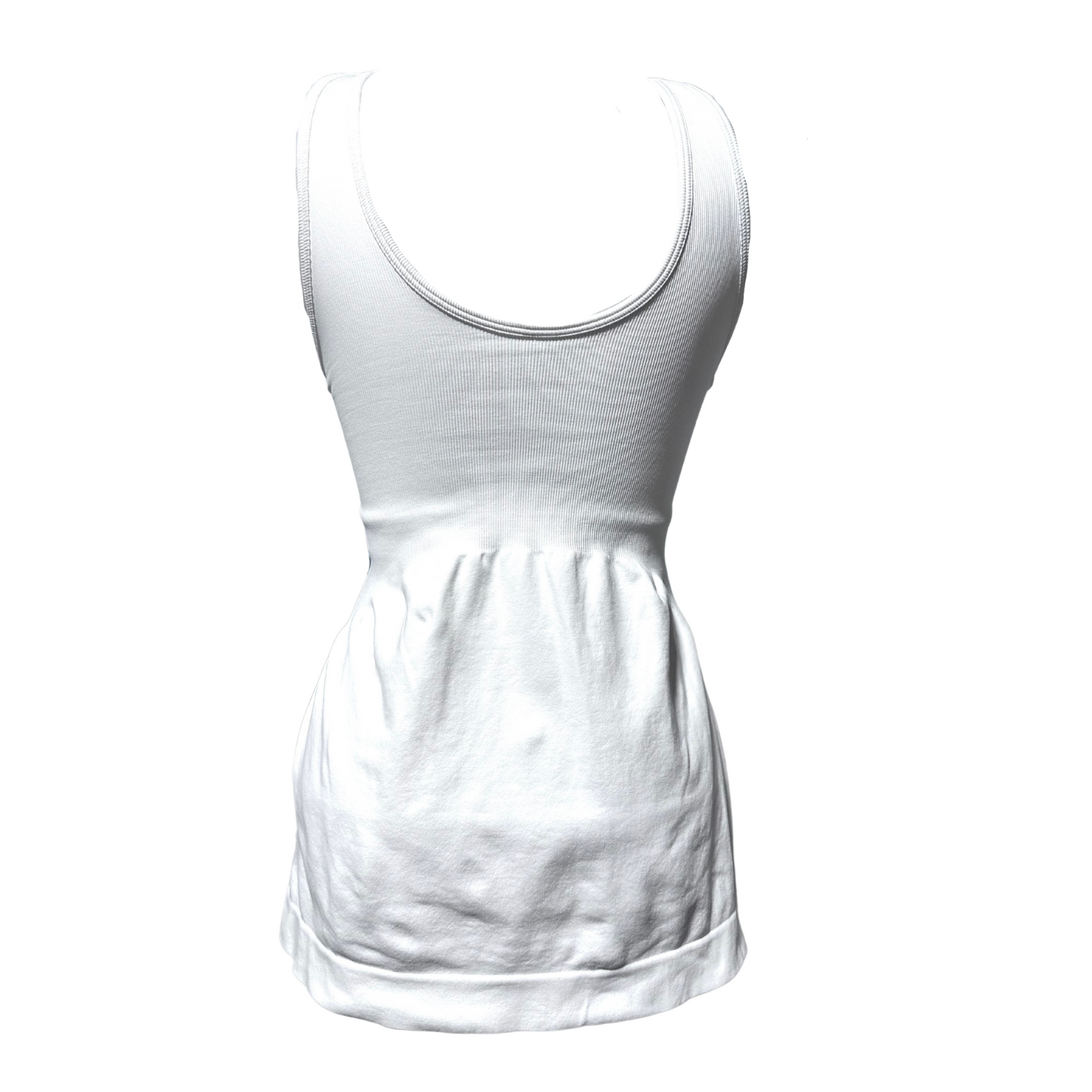 Seamless Vest with Support - White