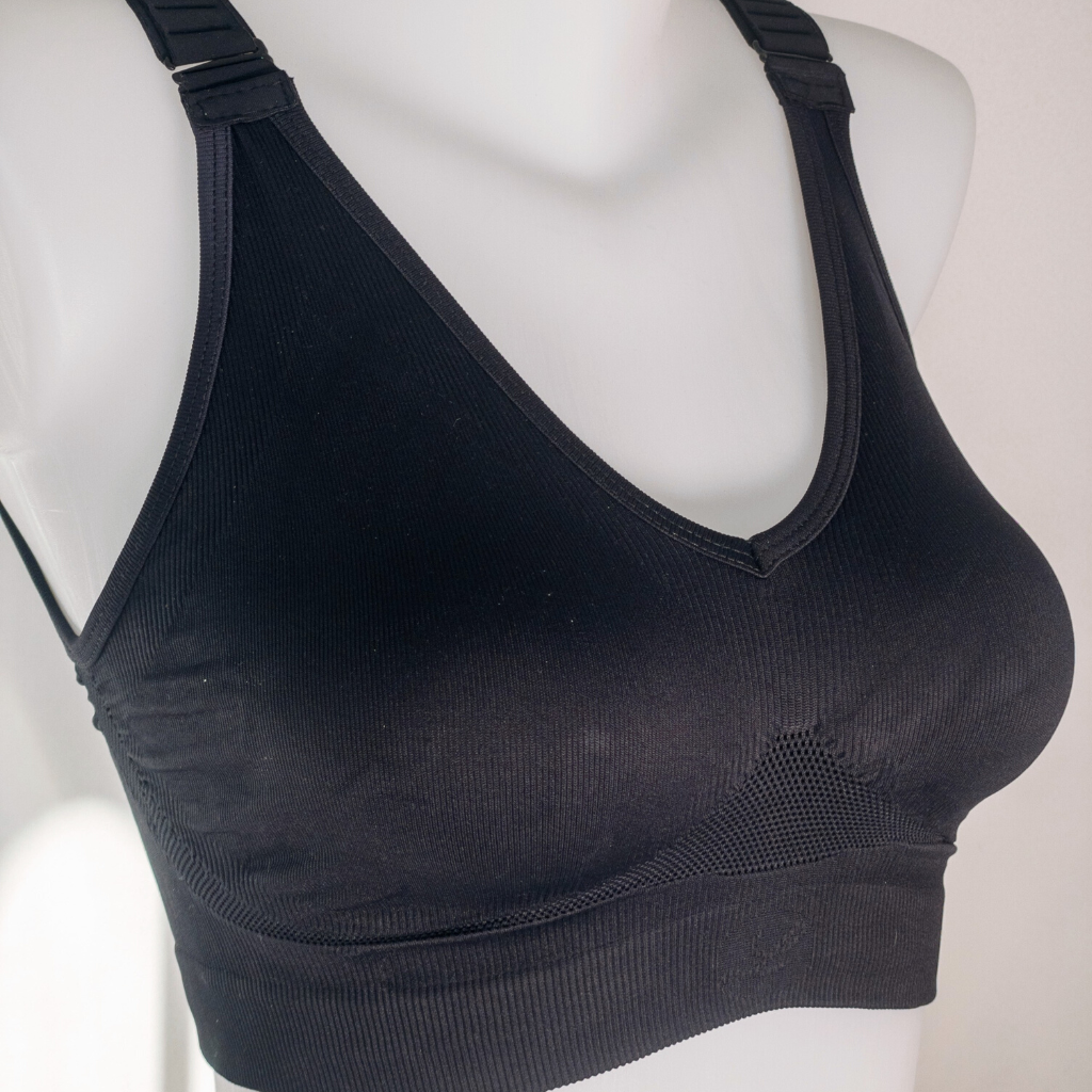 Seamless Comfort Bralette - Black