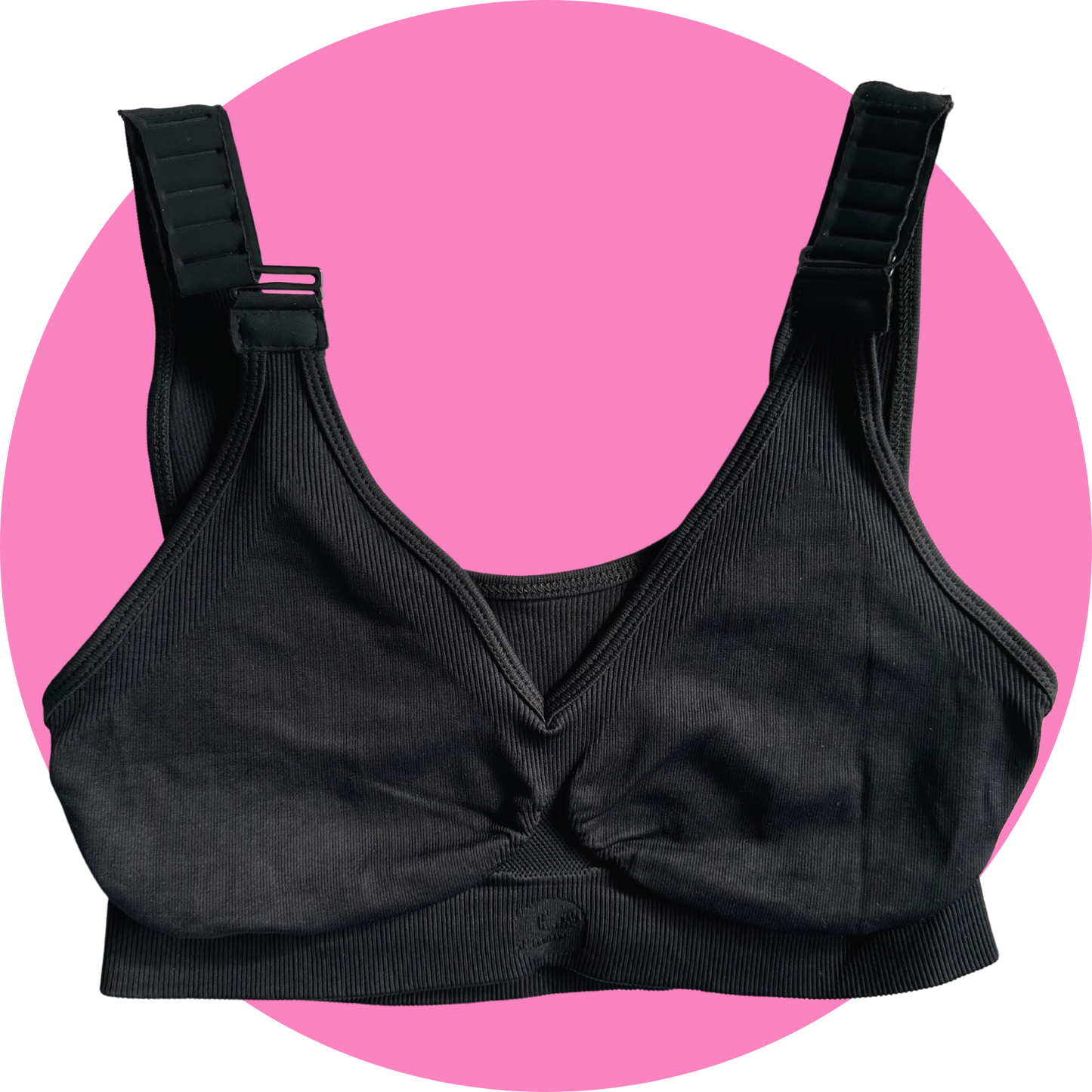 Seamless Comfort Bralette - Black