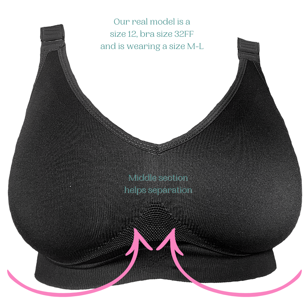 Seamless Comfort Bralette - Black