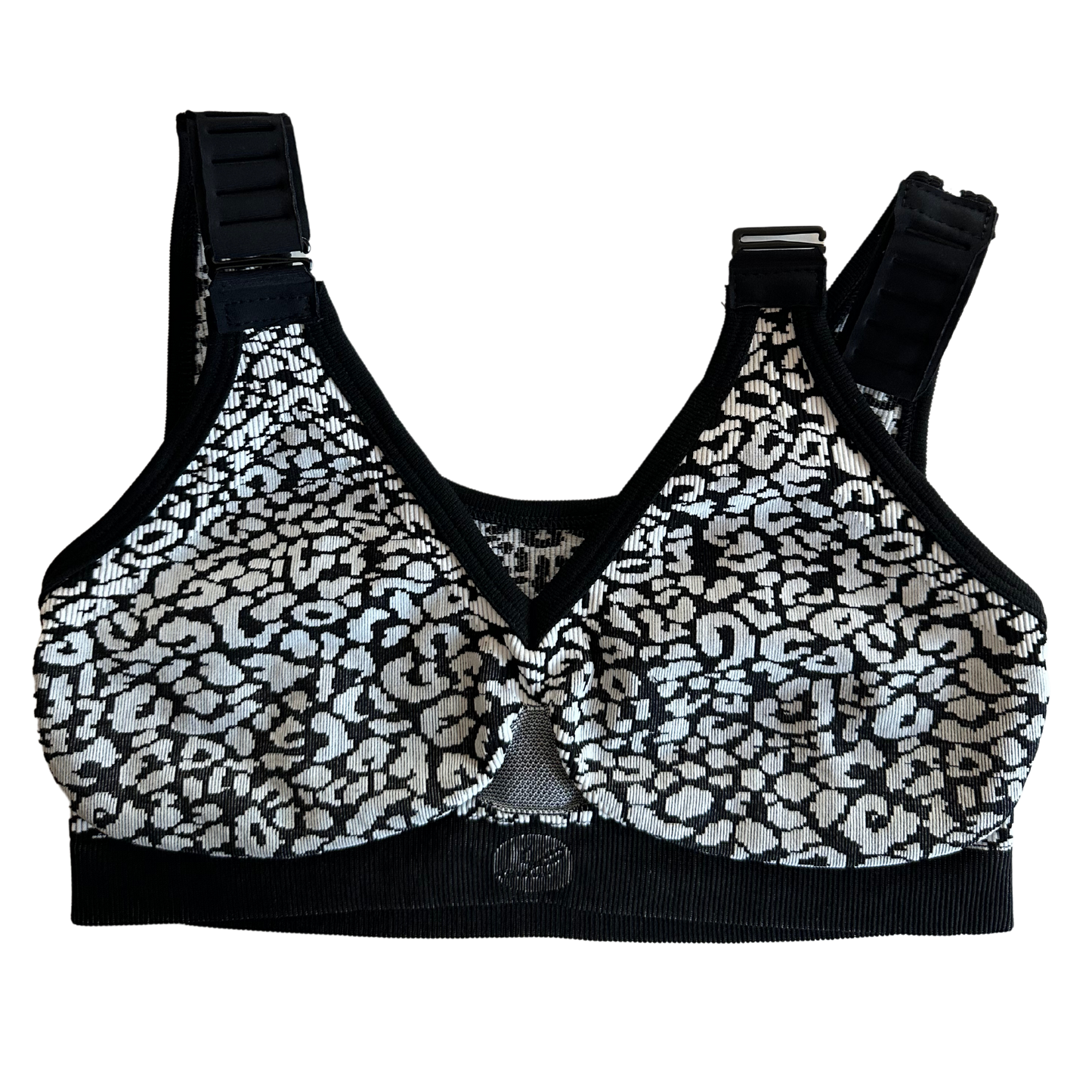Seamless Comfort Bralette - Animal B&W