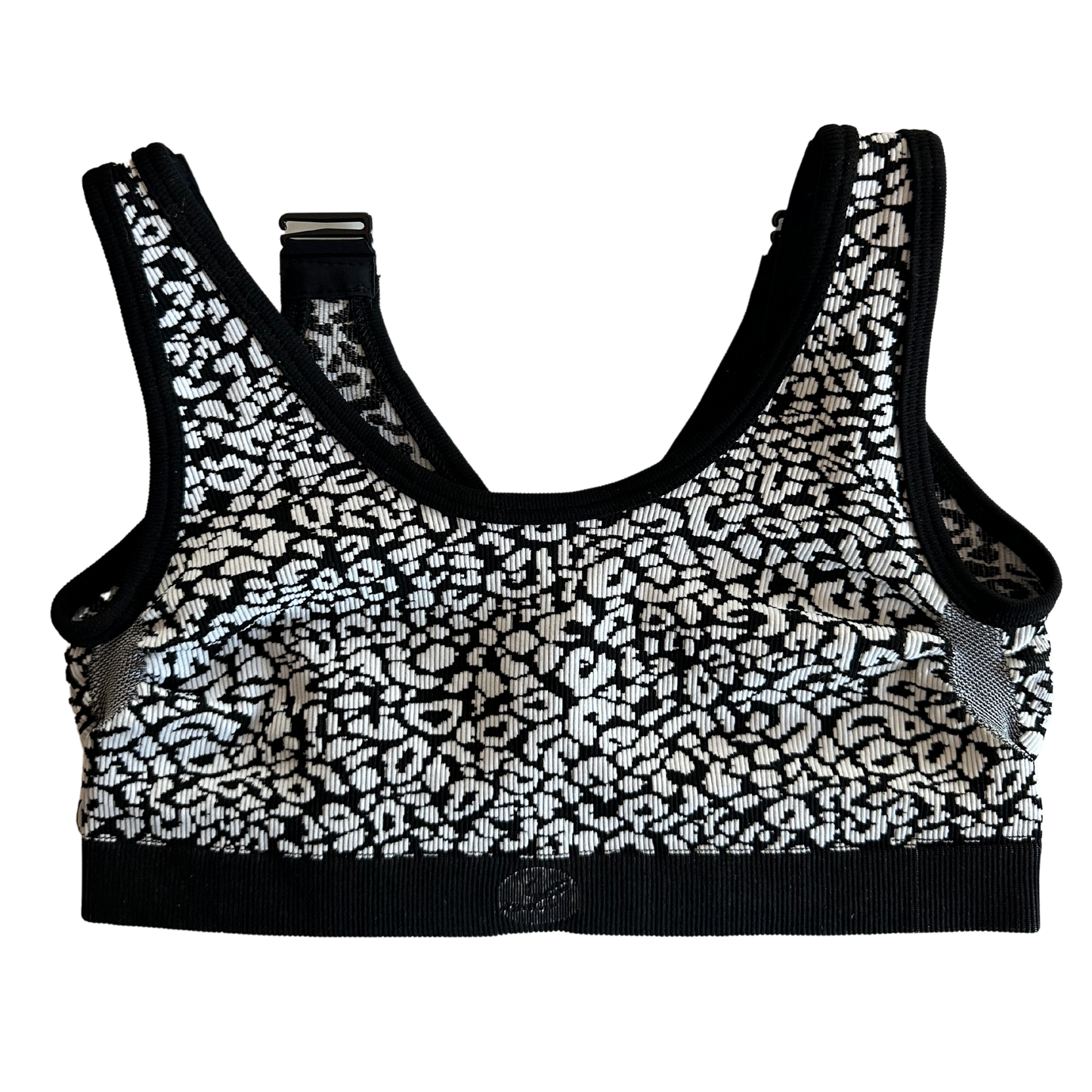 Seamless Comfort Bralette - Animal B&W