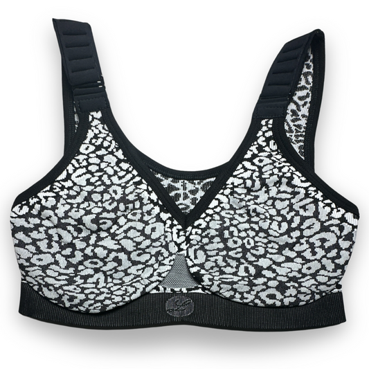 Seamless Comfort Bralette - Animal B&W