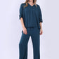 Lounge Top & Trousers Set - Teal
