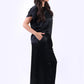 Plain Satin Top & Palazzo Set