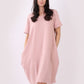 Cotton Lagenlook Cocoon Lounge Dress (Plus Size)